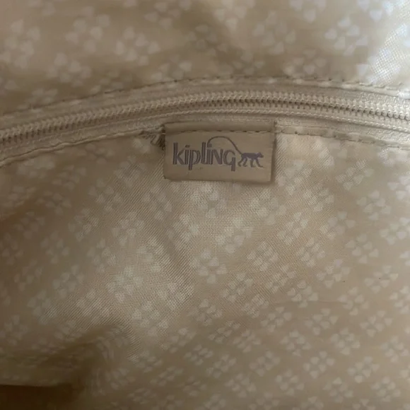 KIPLING Archie Metallic Handbag Crossbody purse Spicy Gold - Picture 9 of 14